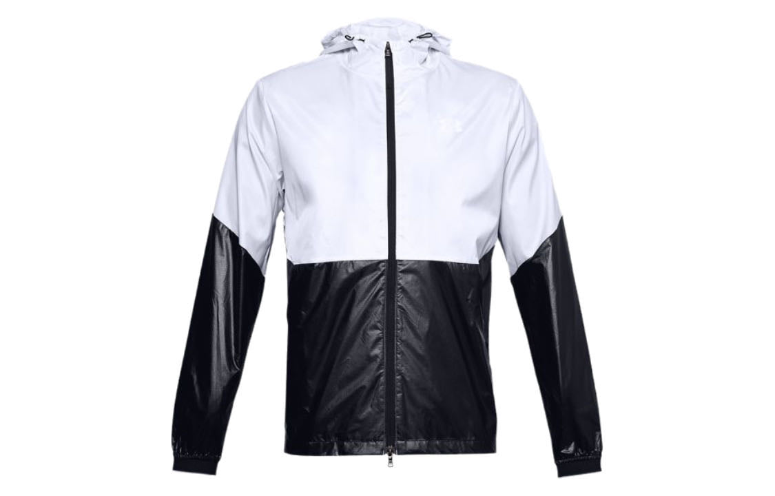 Under Armour Recover Legacy Hoodie Jacket 'White Black' 1353370-100
