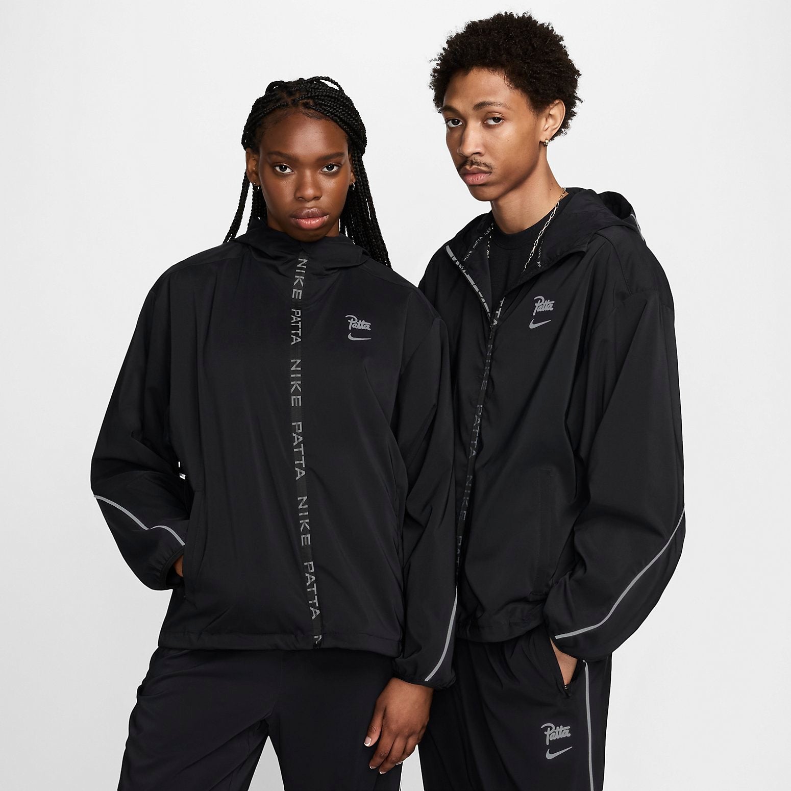 Nike x Patta SS24 Full Zip Jacket 'Black' FJ3088-010