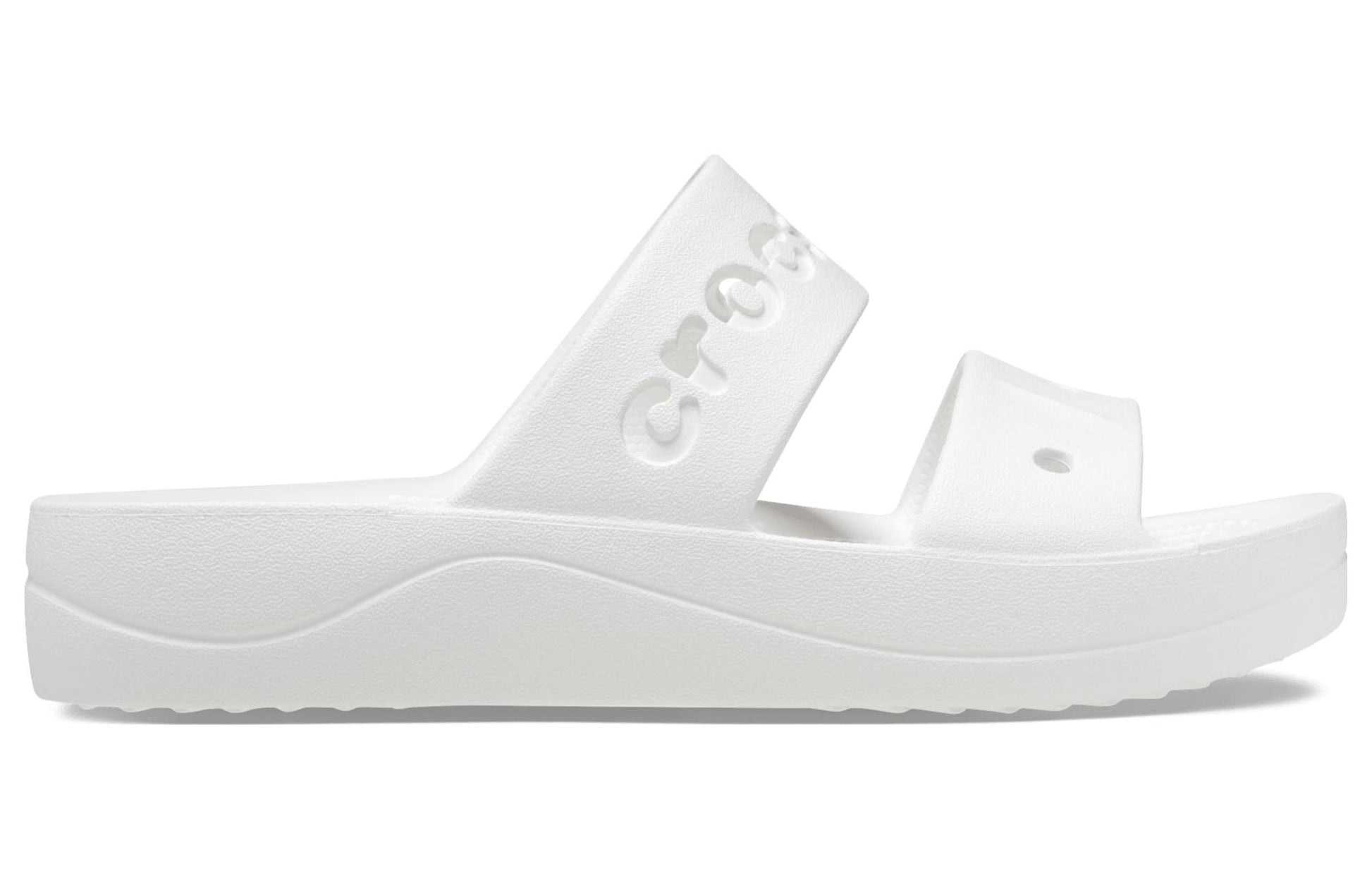 (WMNS) Crocs Baya Platform Sandals 'White' 208188-100