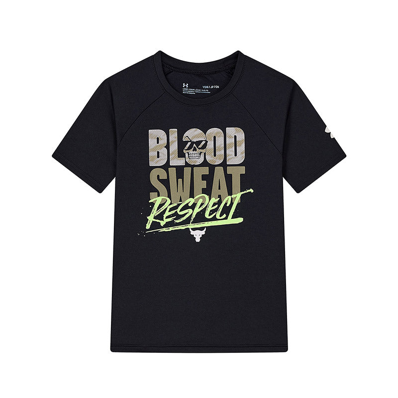 Under Armour Project Rock Tech Respect T-Shirt 'Black' 1370244