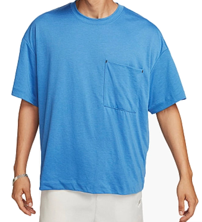 Nike Sportswear Tech Pack Dri-Fit Short-Sleeve Top T-Shirt 'Blue' FB7392-402