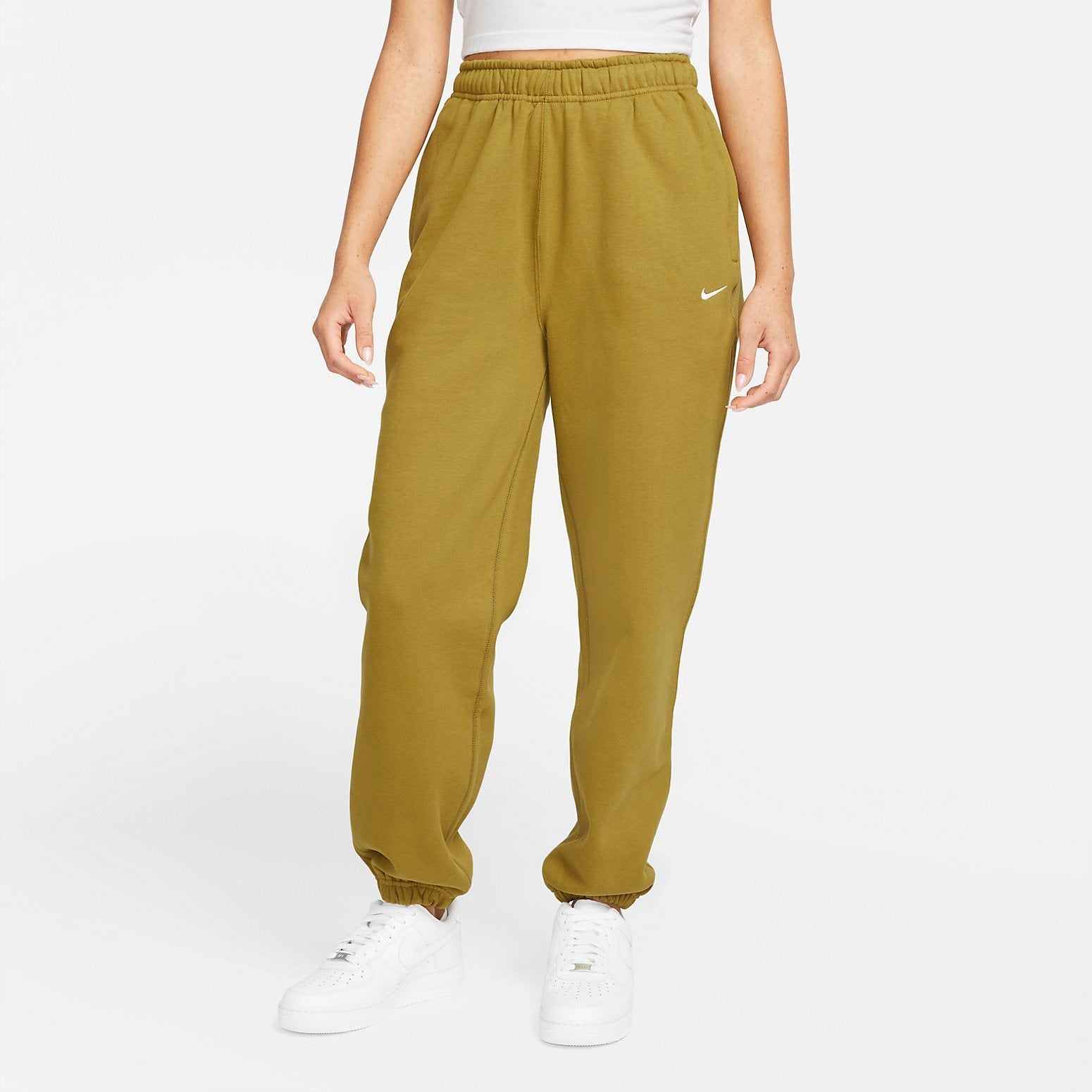 (WMNS) Nike NRG Solo Swoosh Sweatpants 'Desert Moss' CW5565-318