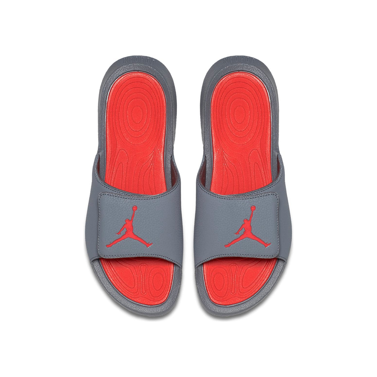 Air Jordan Hydro 6 Gray Orange Slippers 881473-028
