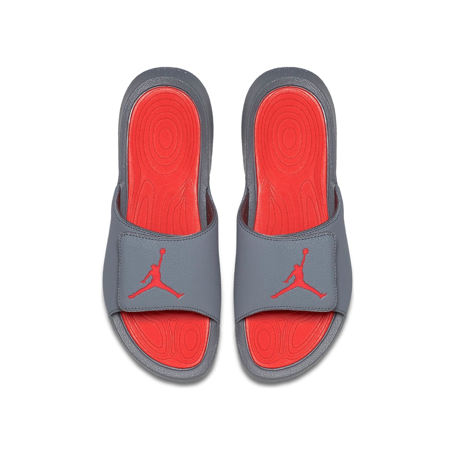 Air Jordan Hydro 6 Gray Orange Slippers 881473-028