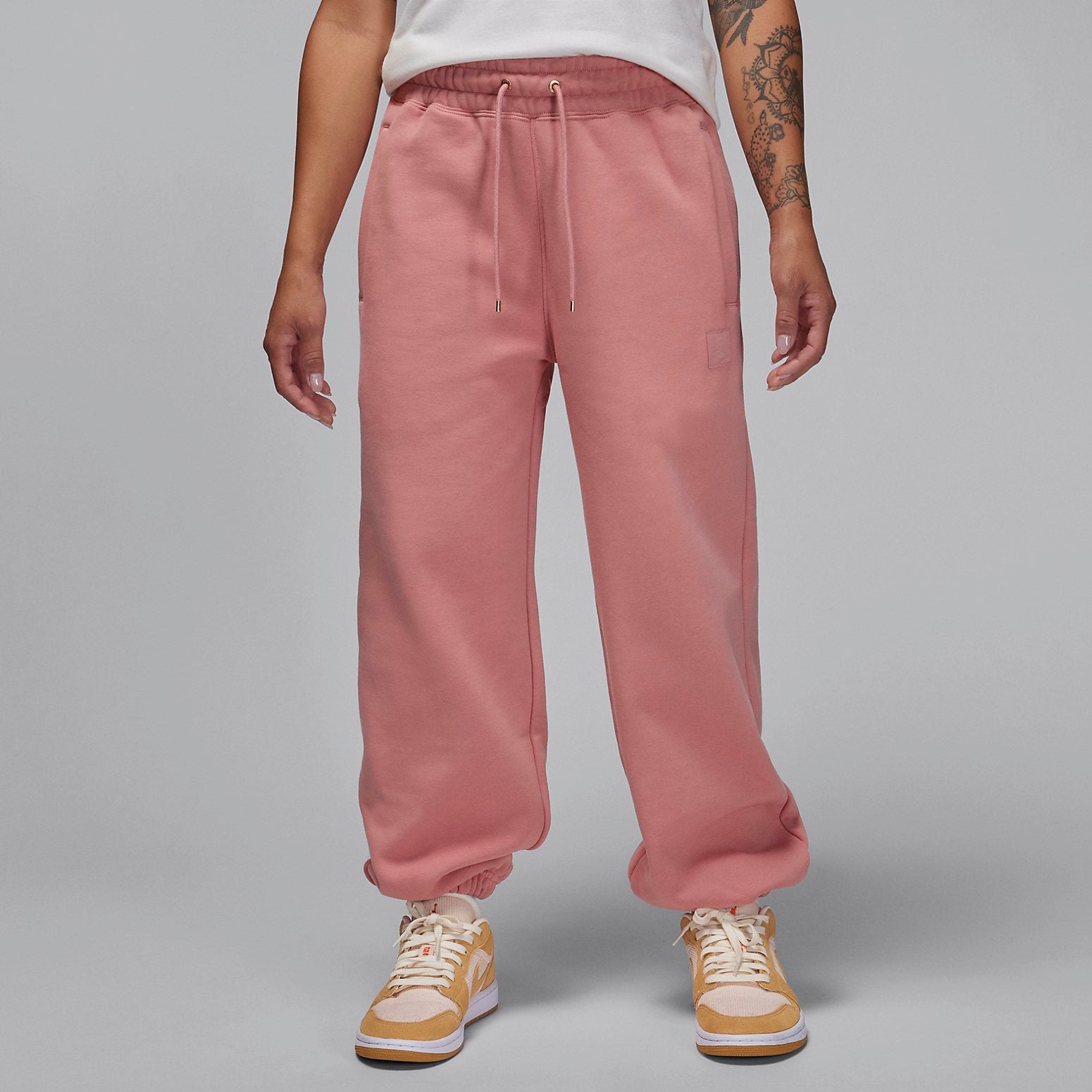 (WMNS) Air Jordan Flight Pants 'Red Stardust' FB5114-618