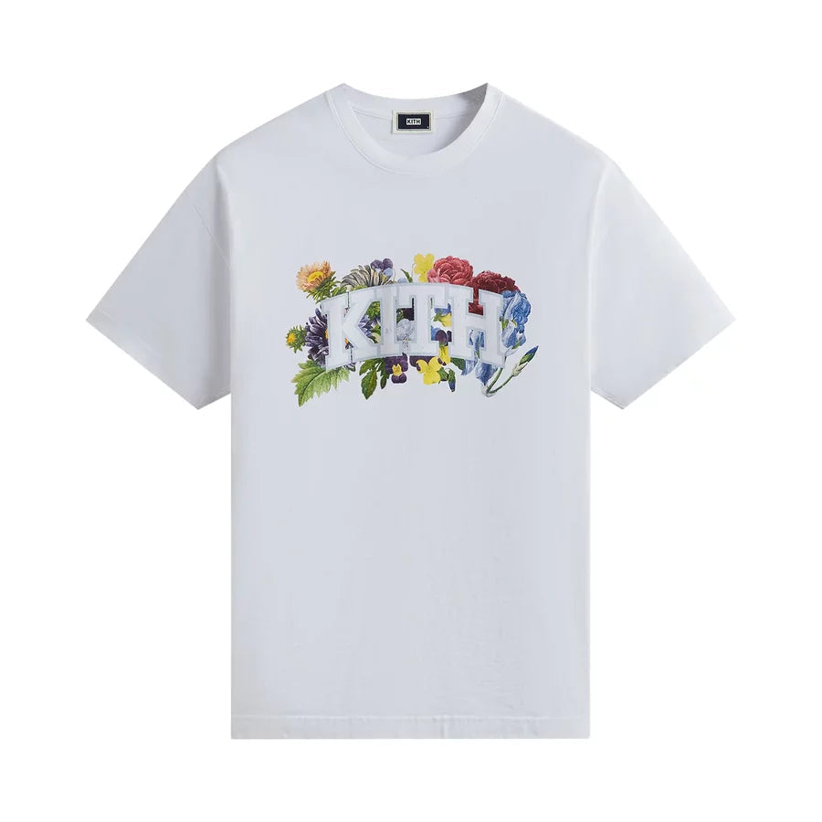 KITH SS24 Floral Arch Vintage Tee 'White' KHM031996-101