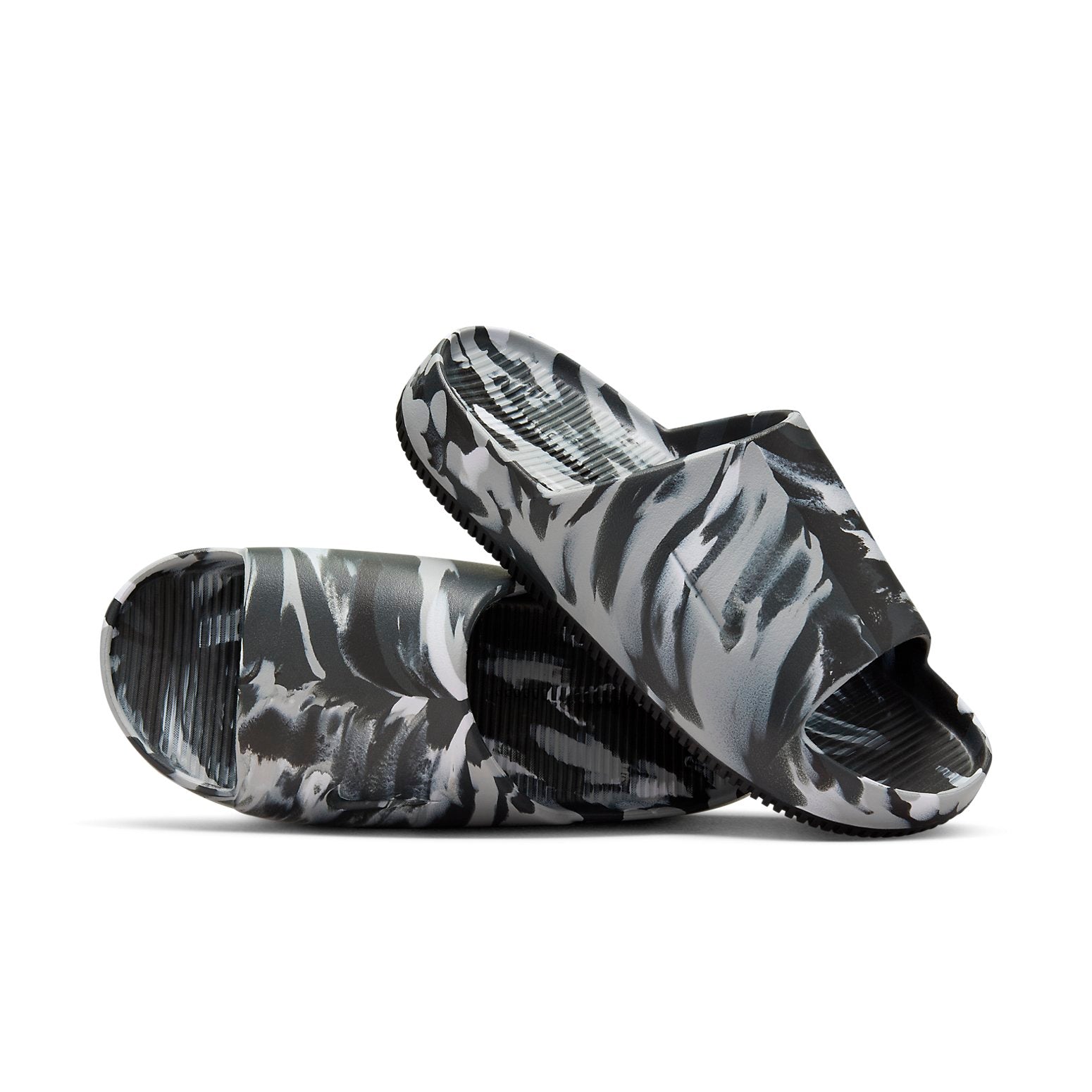 Nike Calm Slide 'Marble Black Grey' FV5637-001