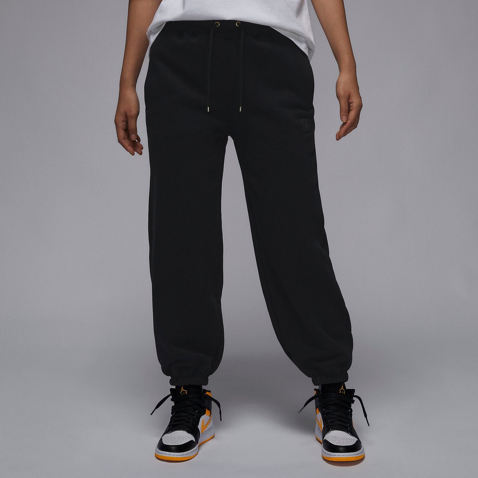 (WMNS) Air Jordan Flight Pants 'Black' FB5114-010