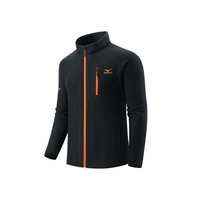 Mizuno Sport Jacket 'Black Orange' A2CC3501