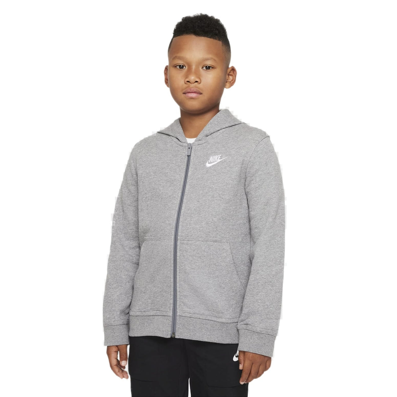 (GS) Nike Sportswear Club Logo Hoodie 'Grey' DD1698-091