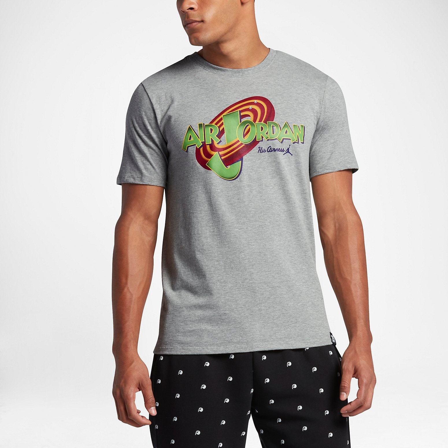 Air Jordan Rings Space Jam T-Shirt 'Grey' 823718-063