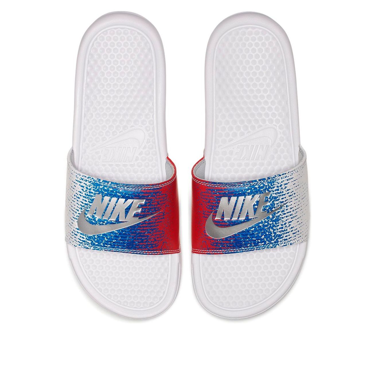 Nike Benassi USA Slide Sandals 'White Blue Red' AQ7983-100