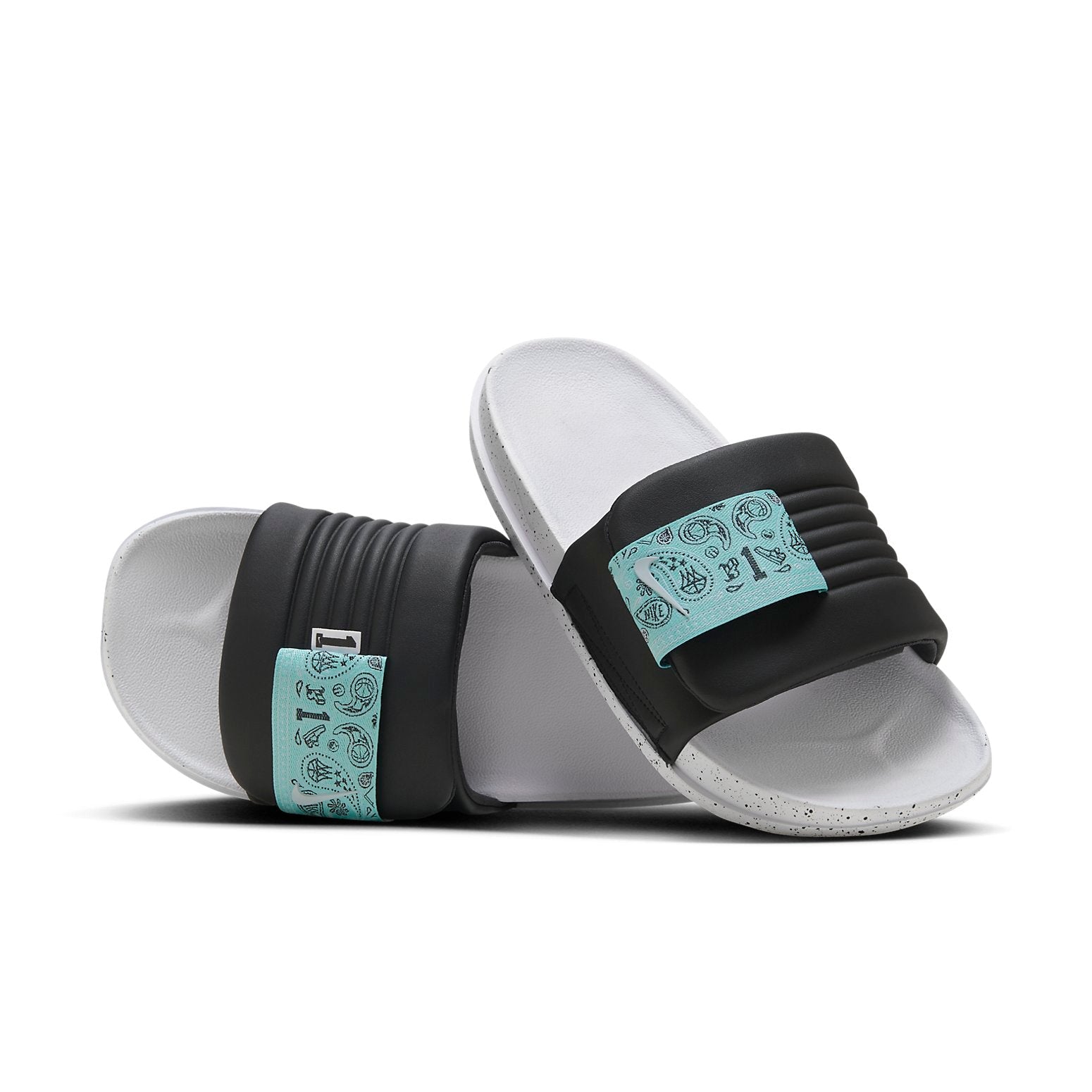 Nike Offcourt Adjust Slide 'White Black Mint Green' HF5695-011