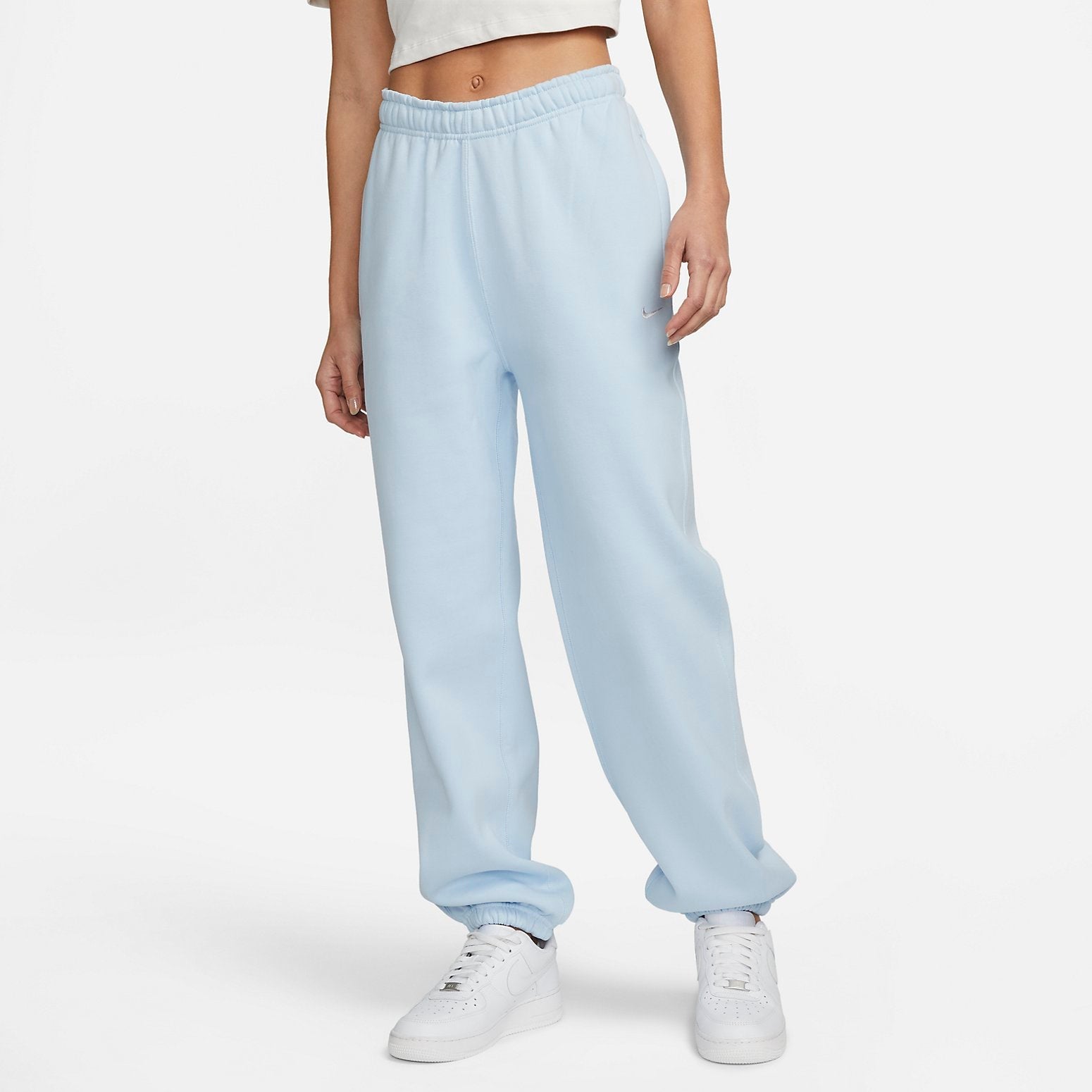 (WMNS) Nike Solo Swoosh Sweatpants 'Celestine Blue' CW5565-441