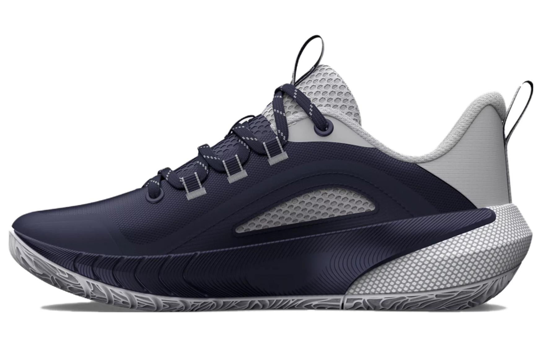 (WMNS) Under Armour HOVR Ascent 2 'Midnight Navy Halo Grey' 3025681-400