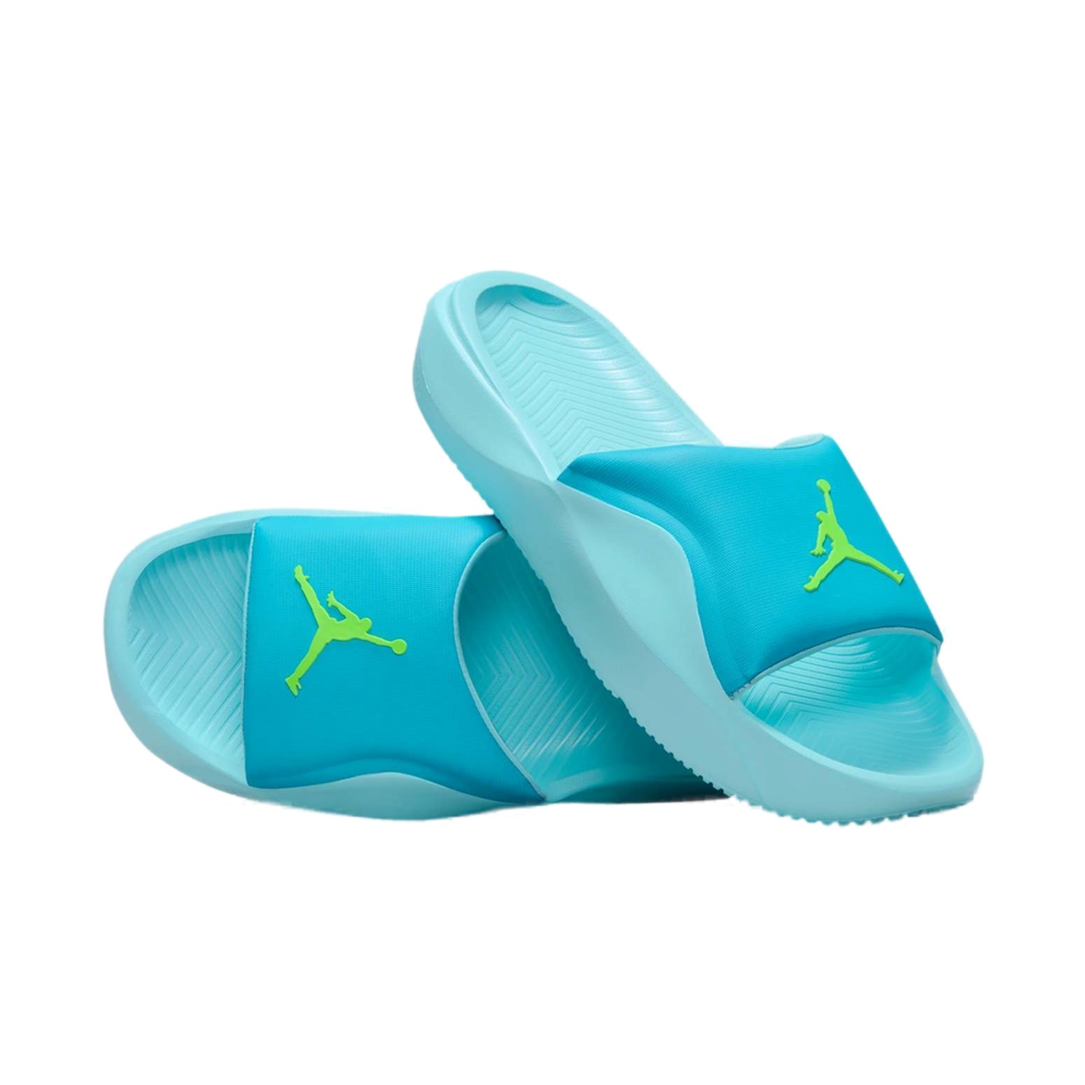 Air Jordan Franchise Slides 'Chlorine Blue Copa Electric Green' HF3263-400