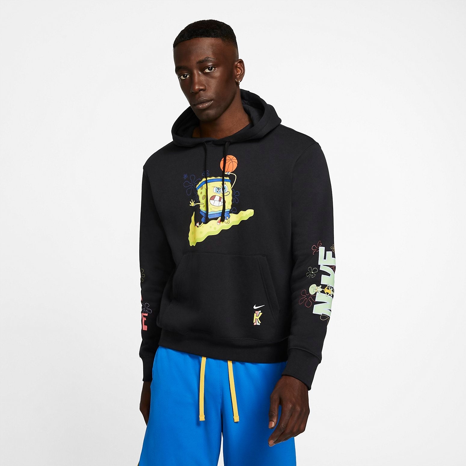 Nike Kyrie X Spongebob SquarePants Dri-Fit Hoodie 'Black' CQ7184-010