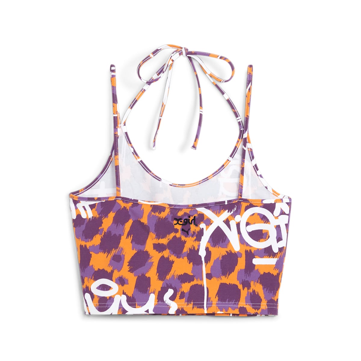 (WMNS) PUMA x X-girl Crop Top 'Orange Purple' 624722-46