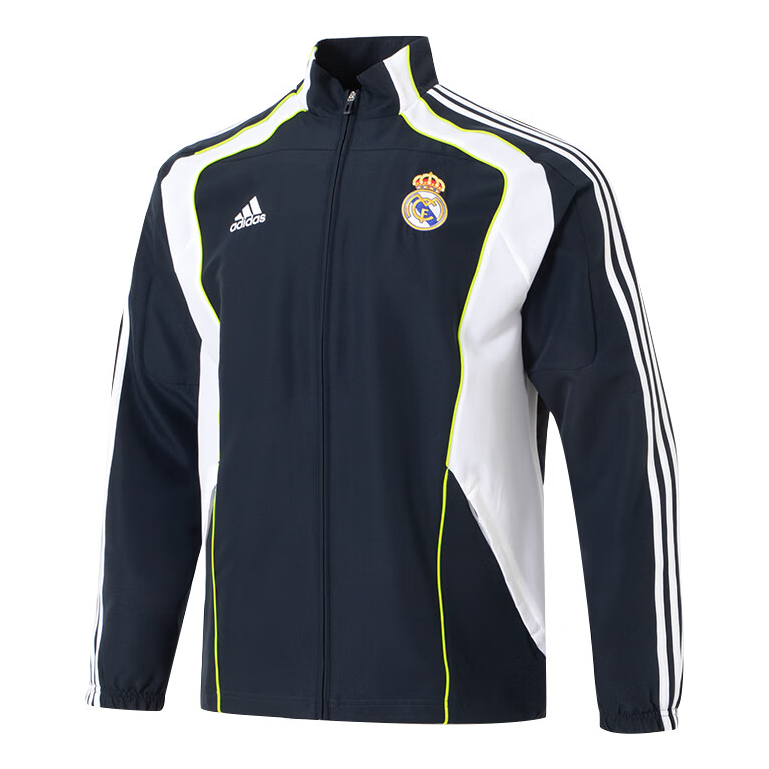 adidas Real Madrid UBP Track Top Jacket Asia Sizing 'Night Navy' JF2575