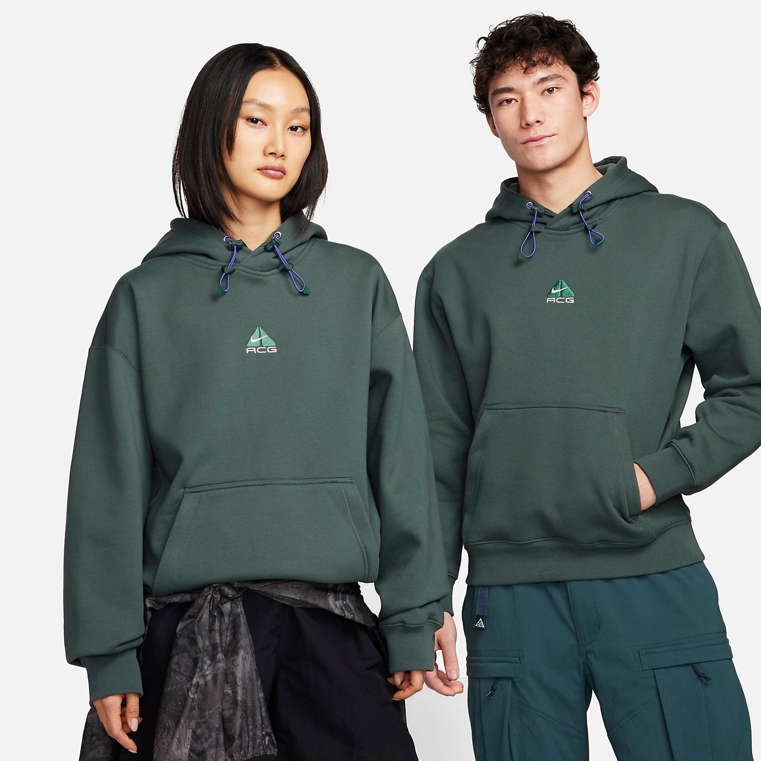 Nike ACG Therma-Fit Fleece Pullover Hoodie Asia Sizing 'Vintage Green' DH3088-338