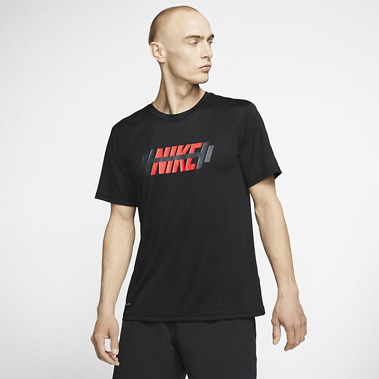 Nike Dri-fit Legend T-shirt 'Black Orange' CT6470-010