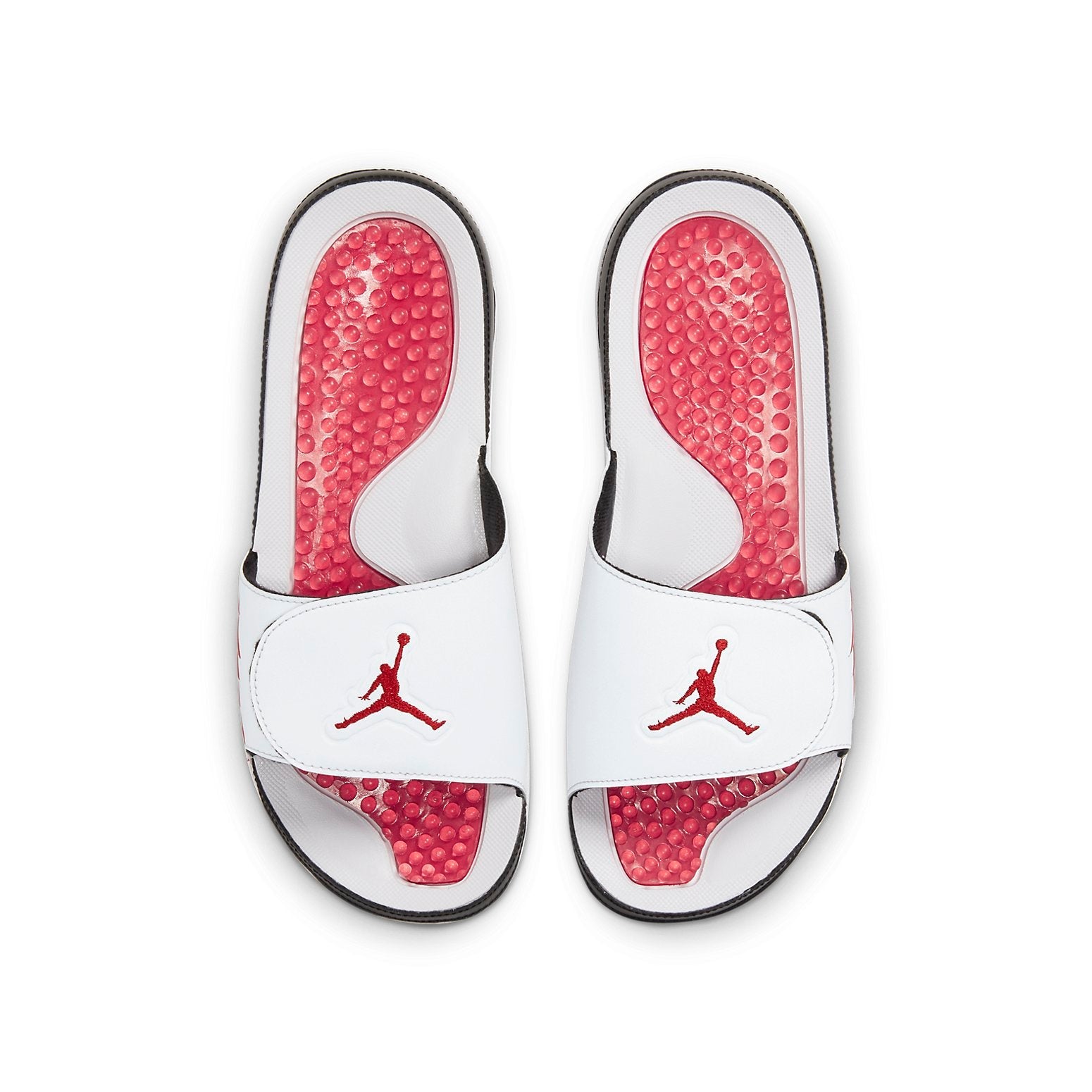 Air Jordan Hydro 5 Retro Slide 'White Fire Red' 555501-101