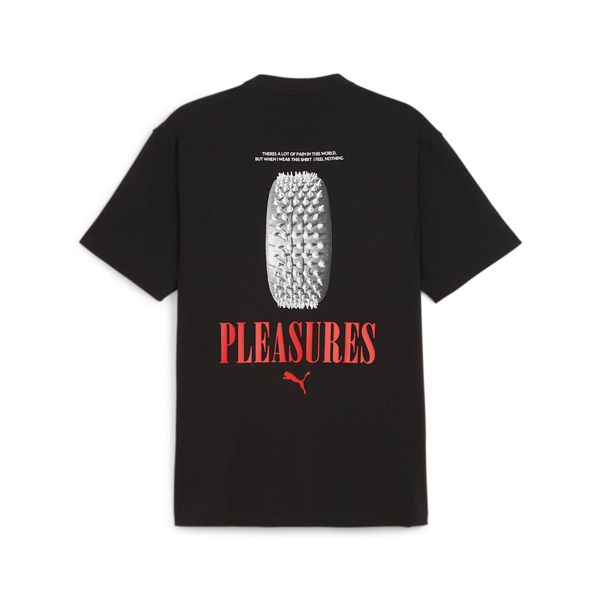 PUMA x Pleasures Graphic T-Shirt 'Black' 624096-01