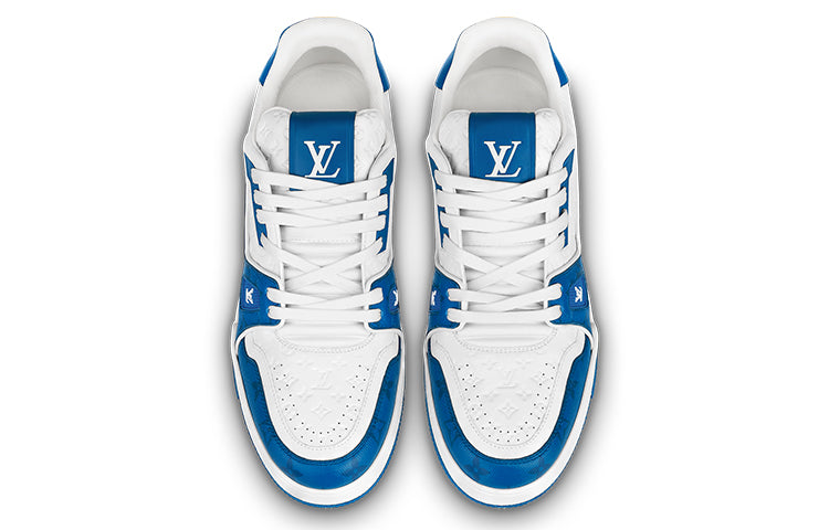 LOUIS VUITTON LV Trainers 'White Blue' 1ABOH4