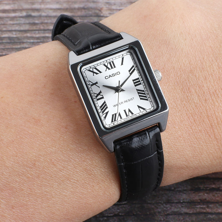 CASIO Quartz Waterproof SilverBlack Analog LTP-V007L-7B1U