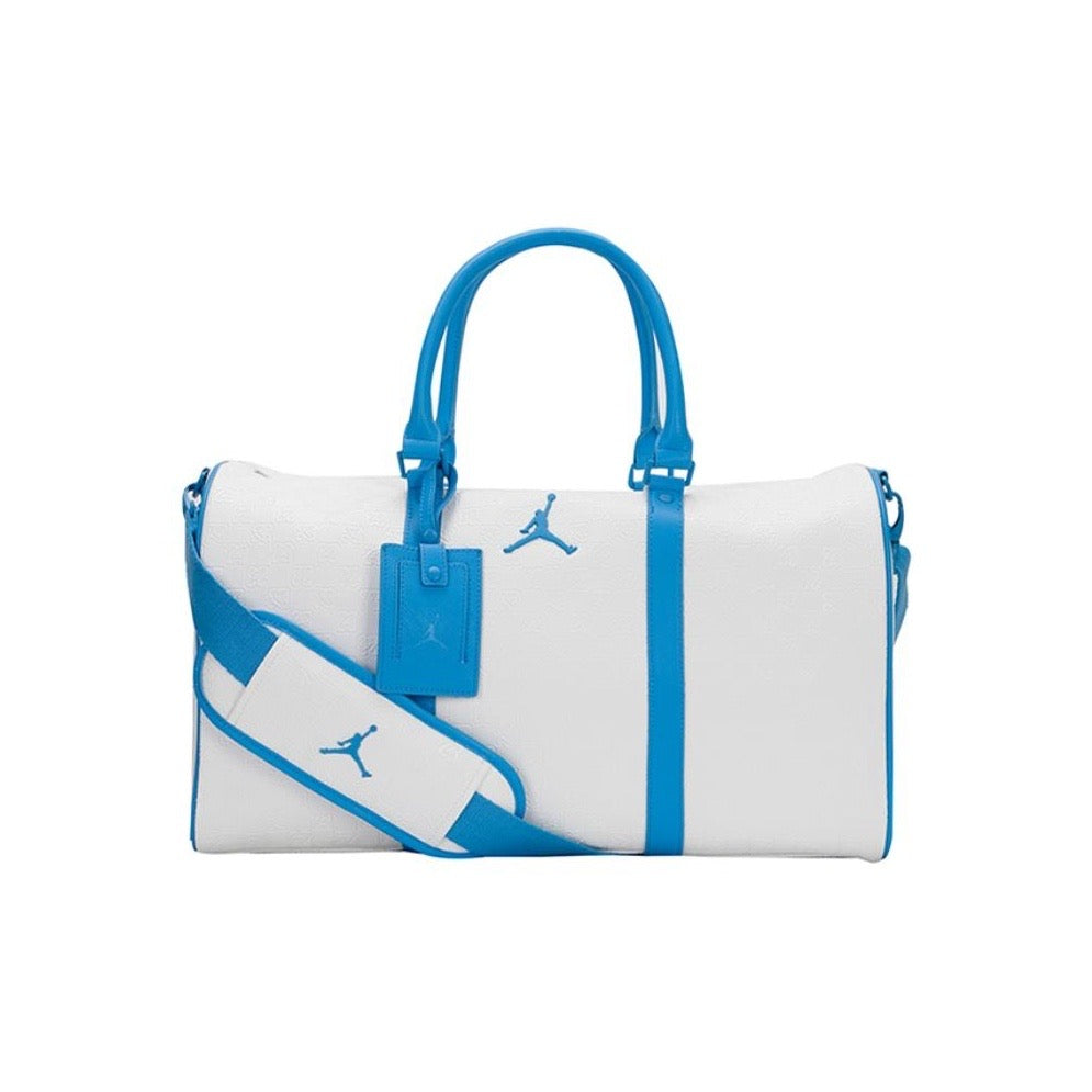 Nike x Air Jordan Monogram Duffle Bag 'White Blue' JD2443027AD-003