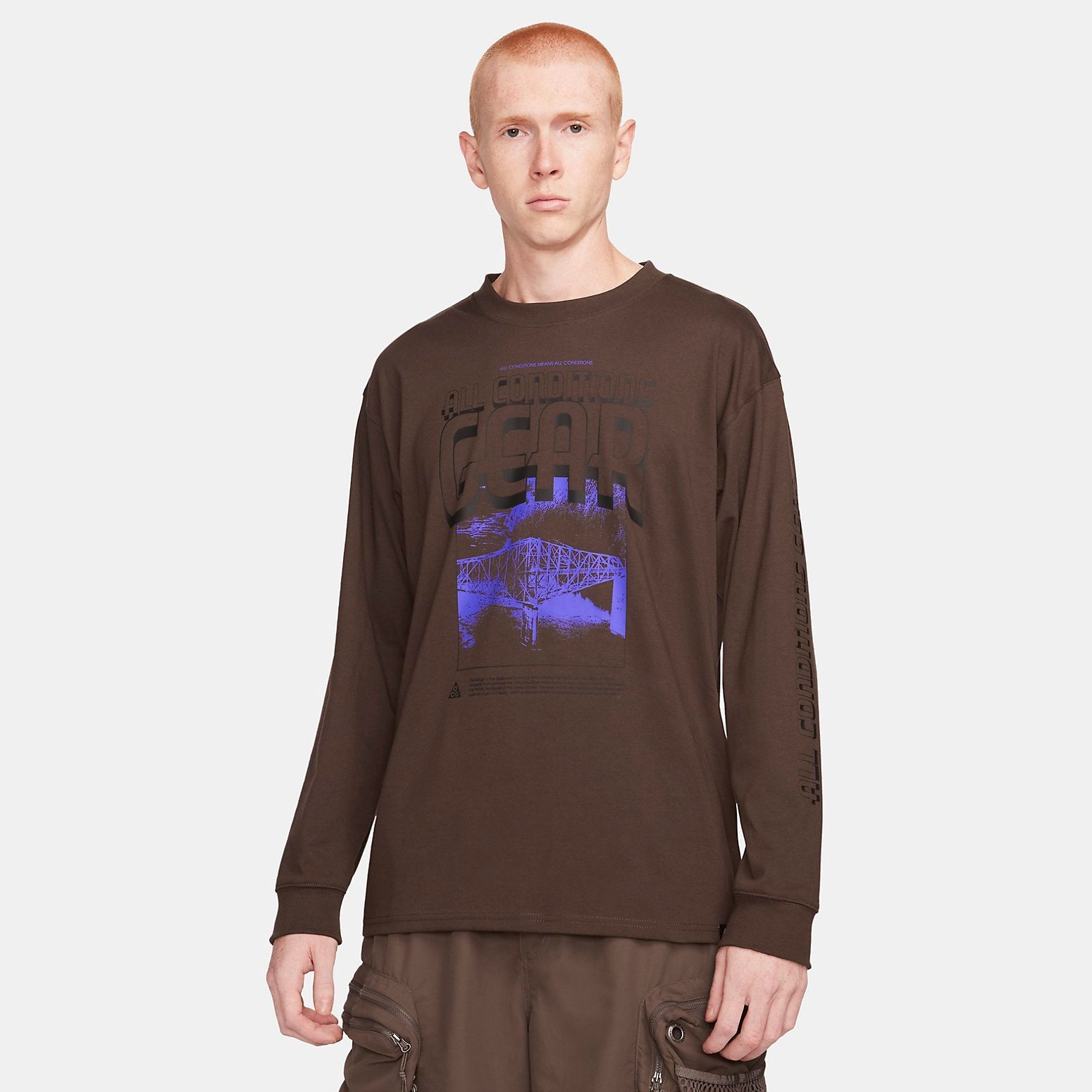 Nike ACG Long-Sleeve T-Shirt 'Baroque Brown' FQ3729-237