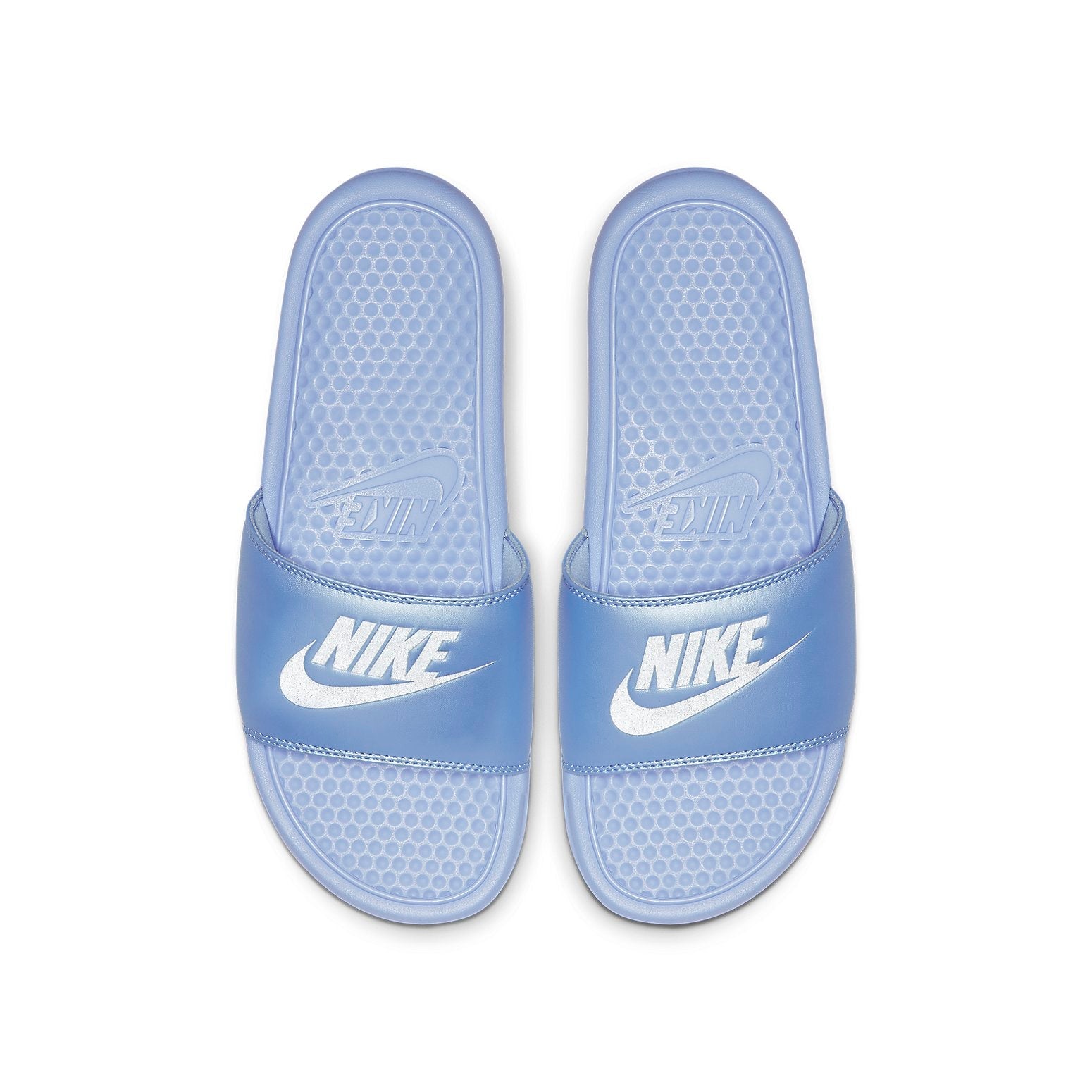 (WMNS) Nike Benassi JDI Slide 'Aluminum' 343881-407
