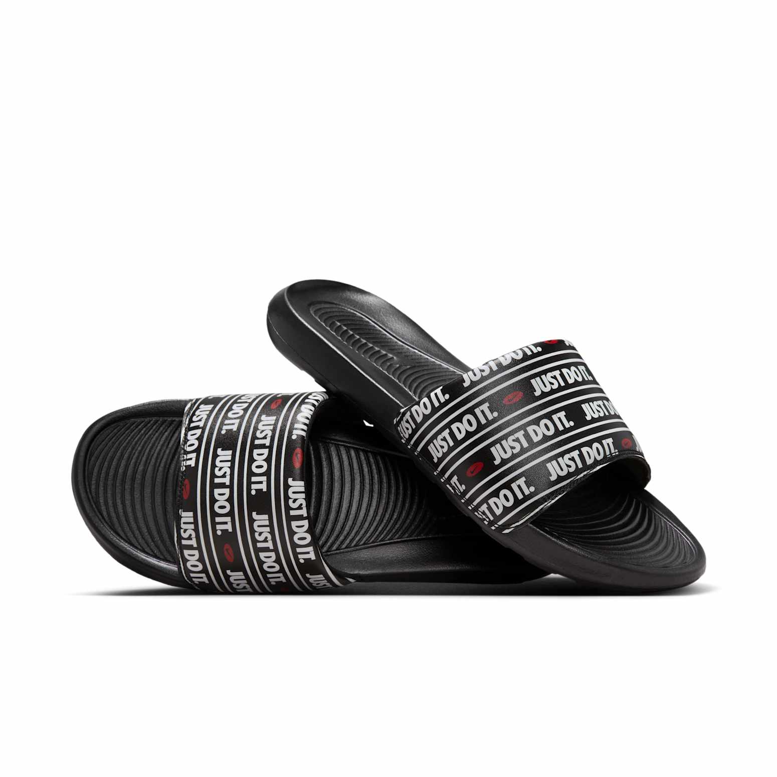Nike Victori One Slides 'Black White Red' CN9678-015