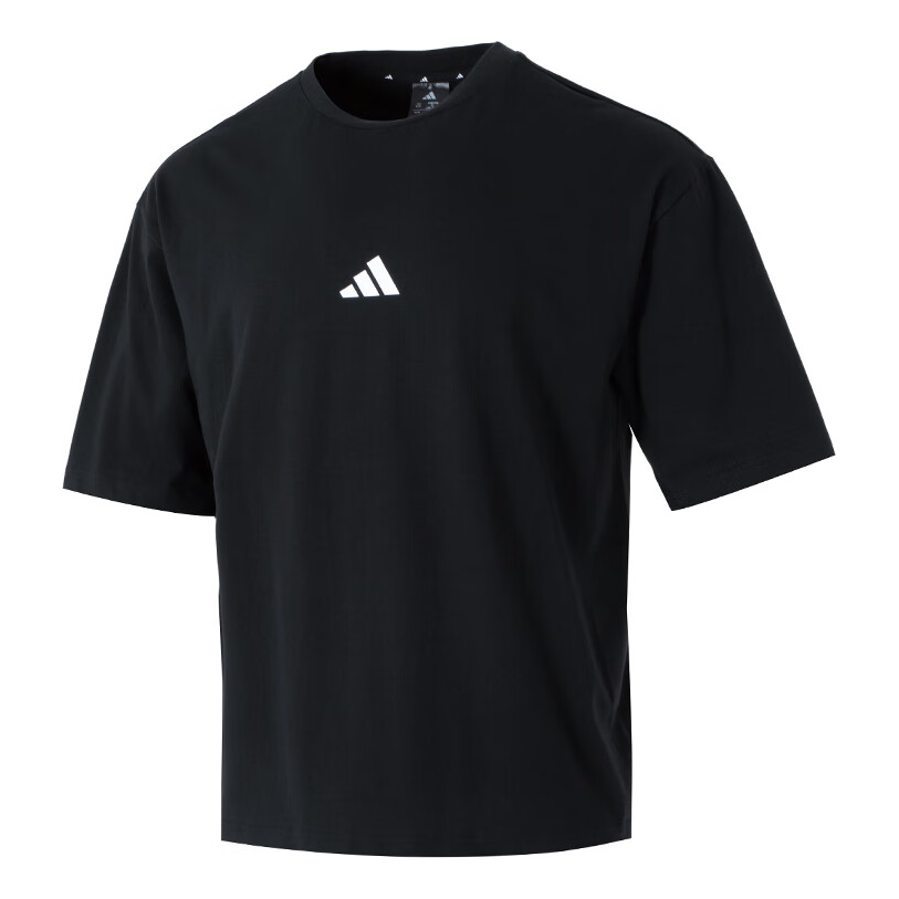 adidas Future Icon Small Logo T-Shirt Asia Sizing 'Black' JC5338
