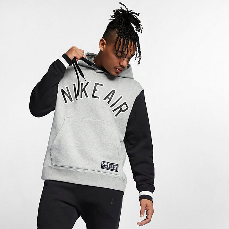 Nike Air Varsity Hoodie Grey 'Heather Grey Black' AR1817-063