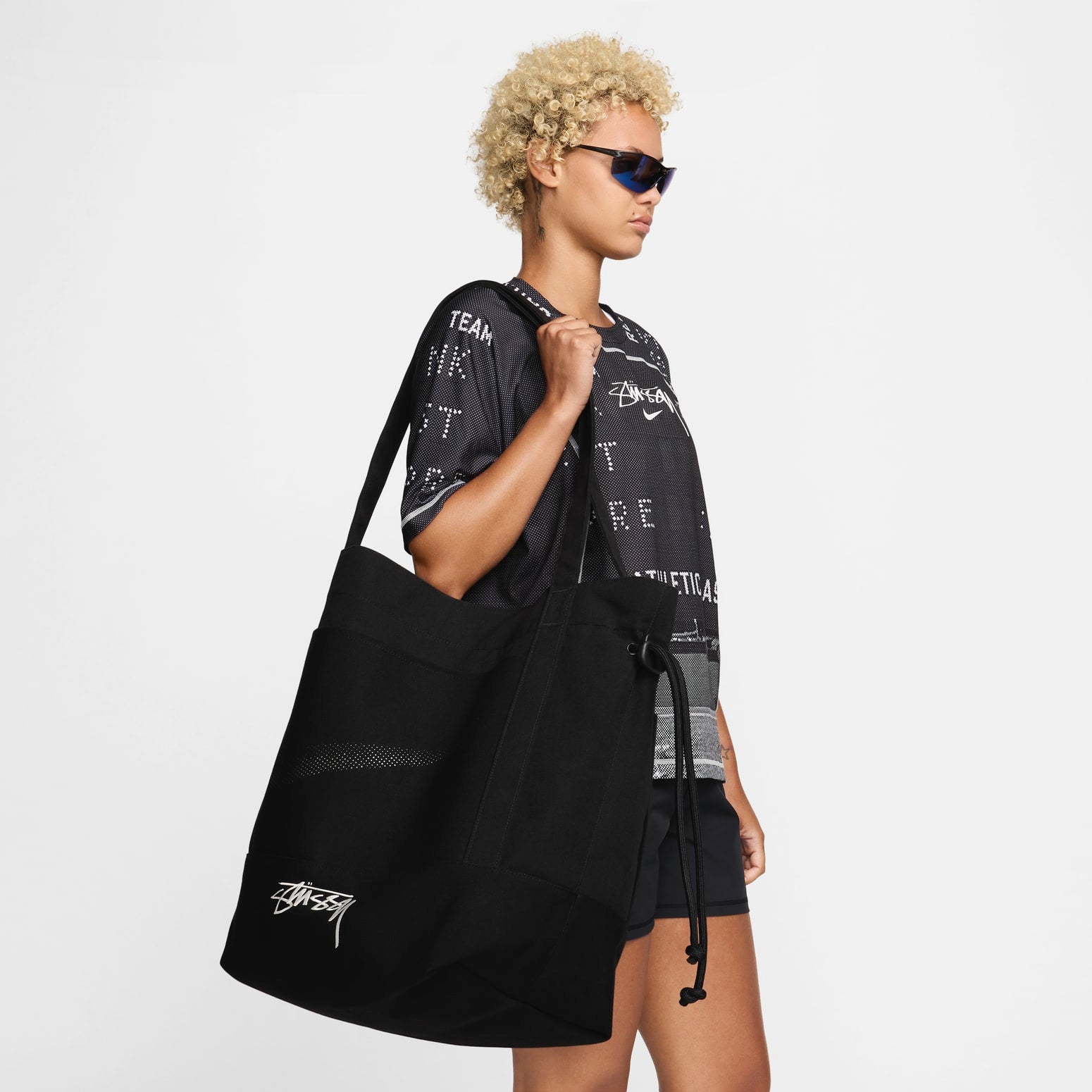 Nike x Stussy Tote 'Black White' FZ9994-010