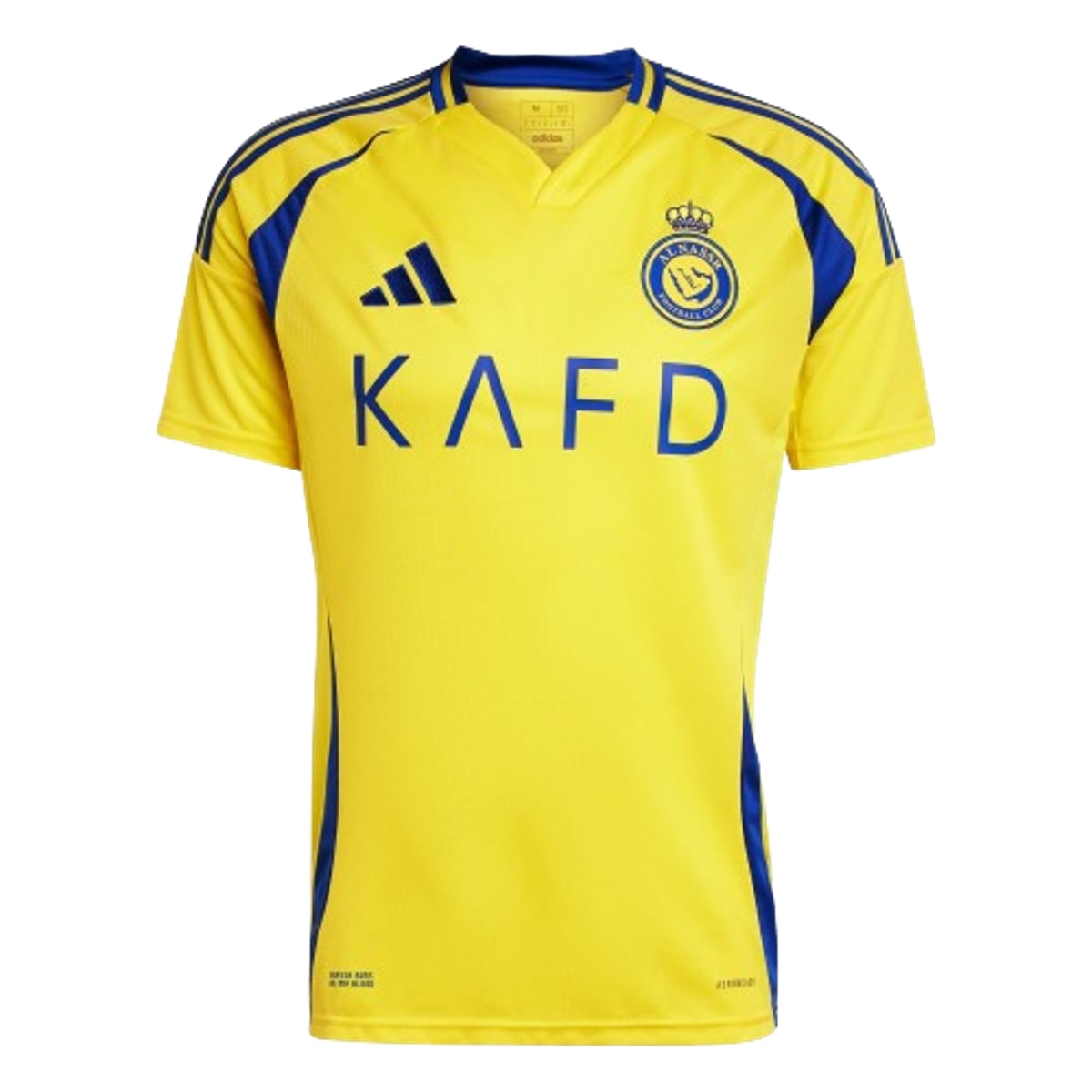 adidas Al Nassr FC 24/25 Ronaldo Home Jersey Asia Sizing 'Yellow' JP0459