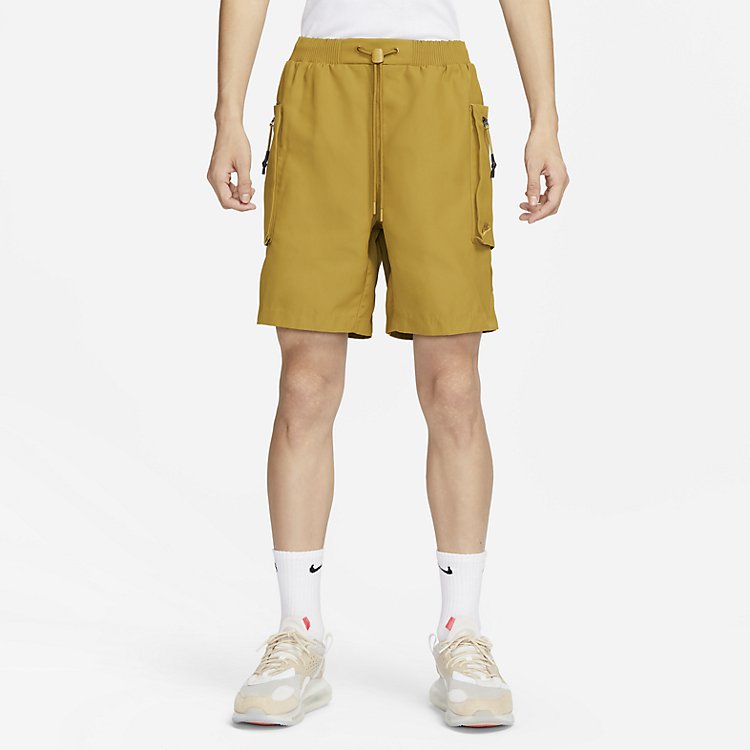 Nike NSW Tech Pack Woven Utility Shorts 'Mustard Yellow' FB7529-716