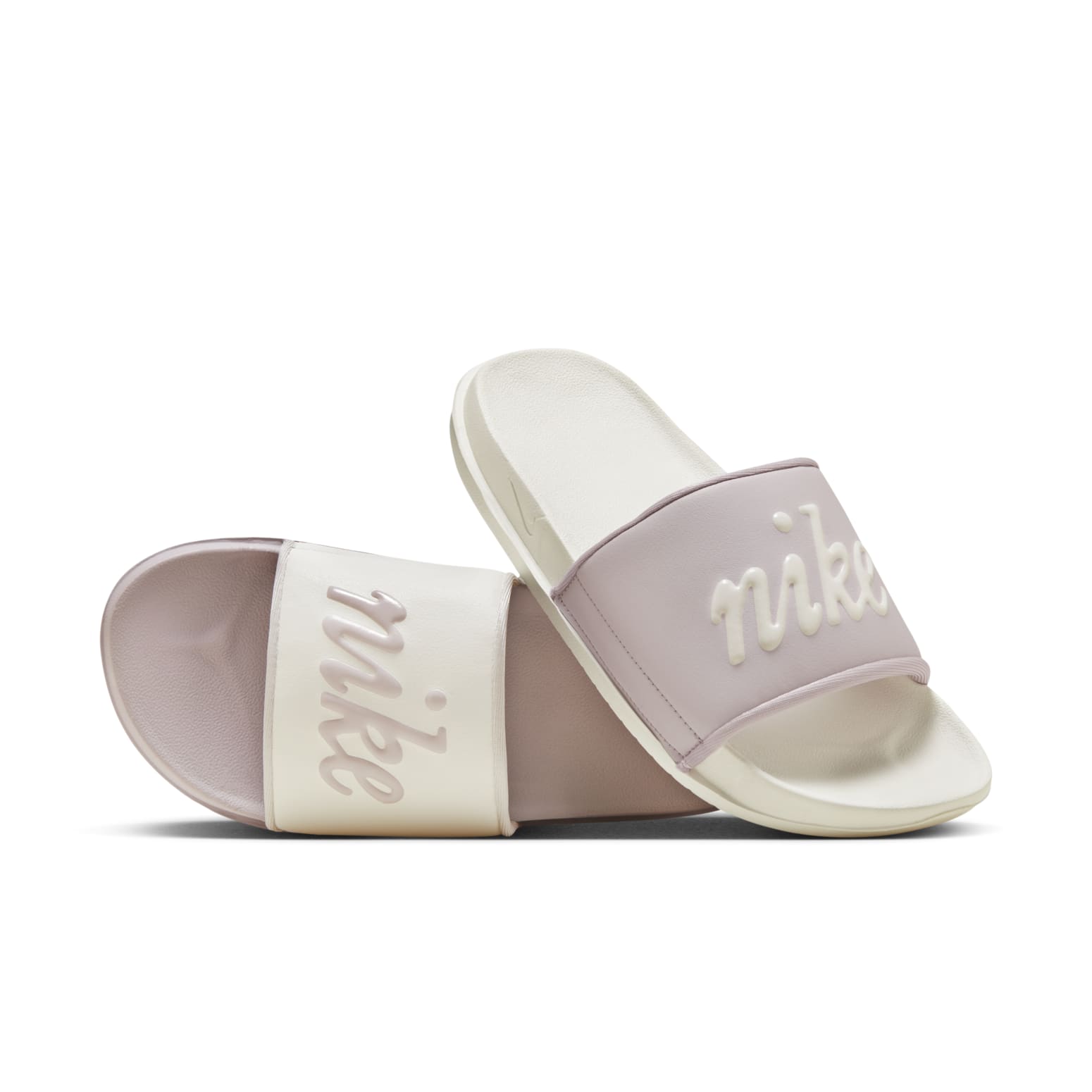 (WMNS) Nike Offcourt Slides 'Sail Platinum Violet' FQ7646-102