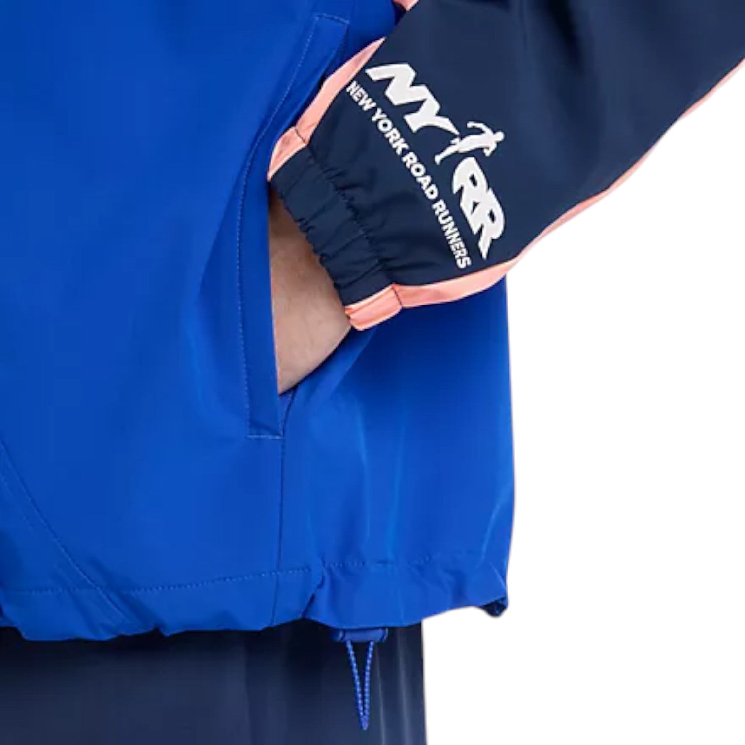 New Balance NYC Marathon 2025 Jacket Asia Sizing 'Blue Gemstone' MJ53250MBUM