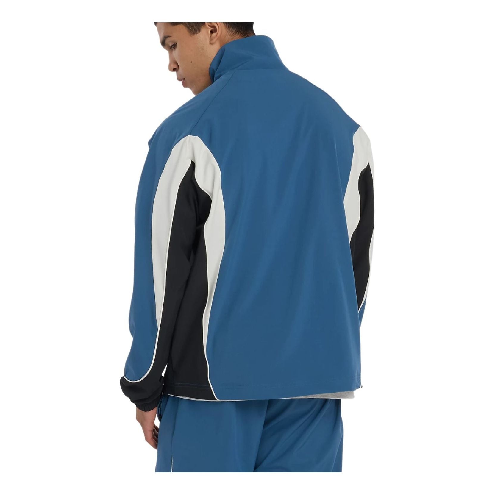 New Balance In Game Woven Track Jacket Asia Sizing 'Dark Shoreline Blue' MJ53611DAL