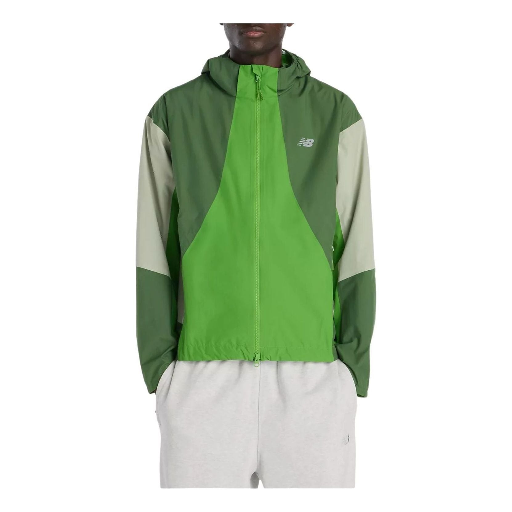 New Balance Better Run Waterproof Jacket Asia Sizing 'Dark Alpine Green' MO53207DAE