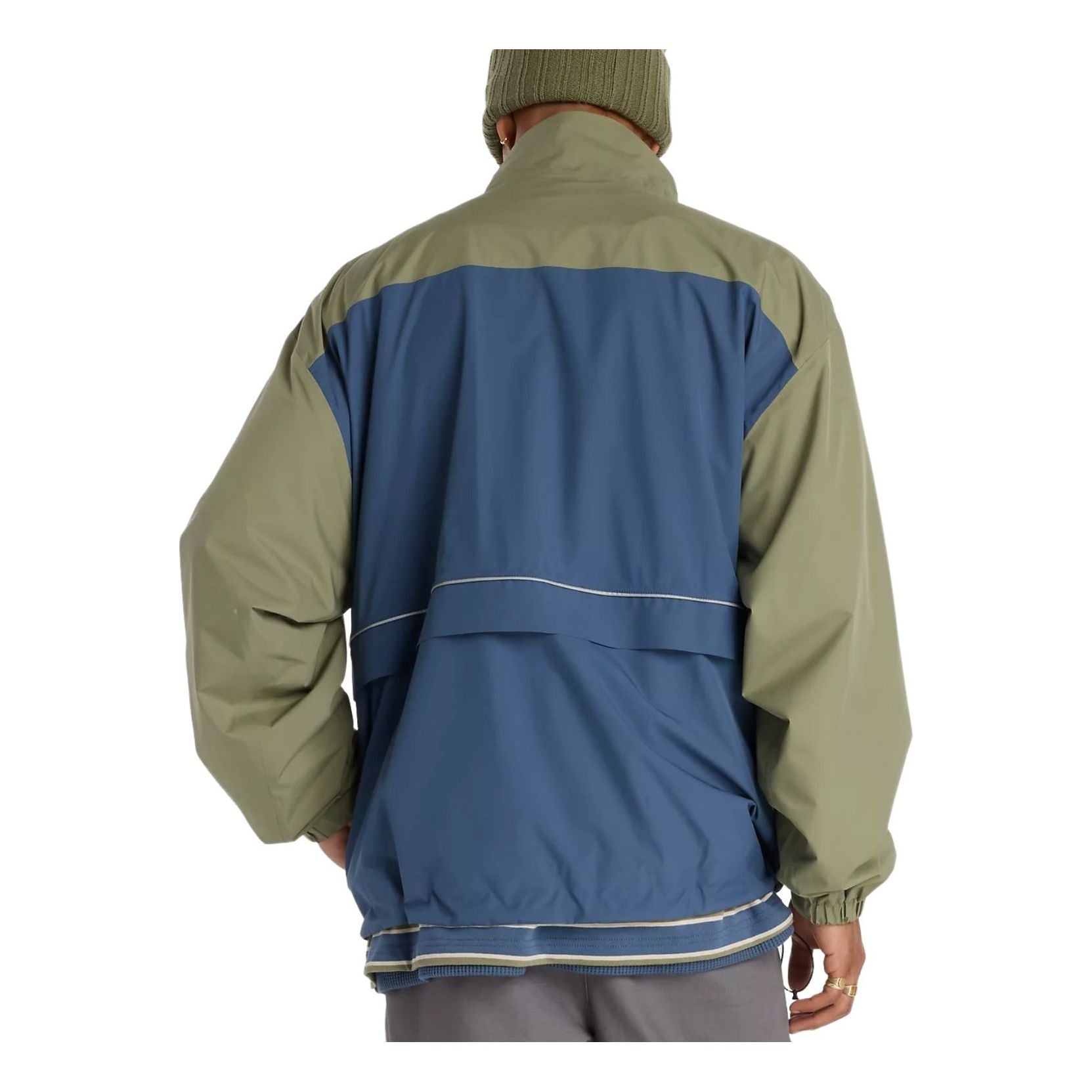 New Balance Numeric Waterproof Jacket Asia Sizing 'Dark Olivine' MO53707DEK