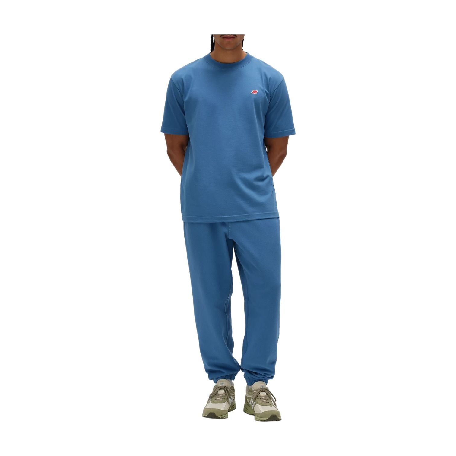 New Balance Made in USA Core T-Shirt Asia Sizing 'Sea Stone' MT43543SET