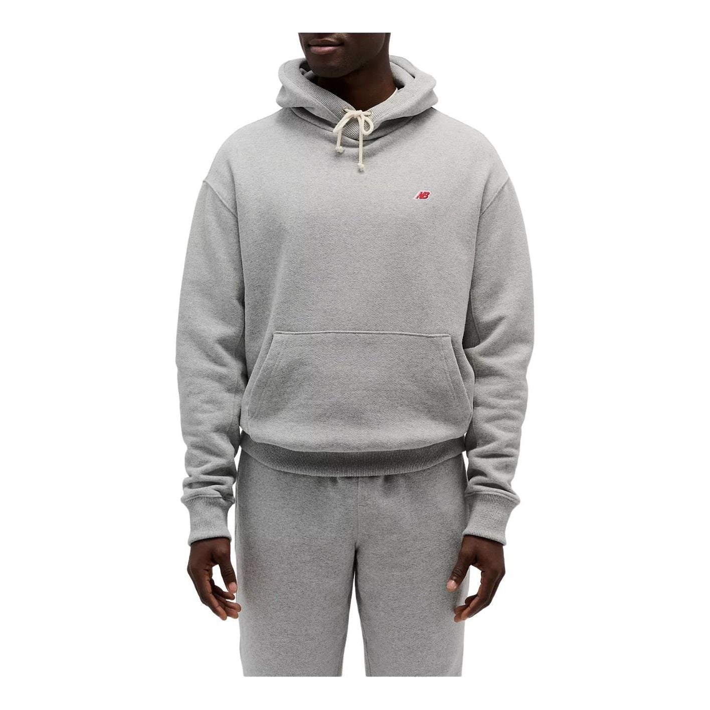New Balance Made in USA Core Hoodie Asia Sizing 'Athletic Grey' MT43546AG