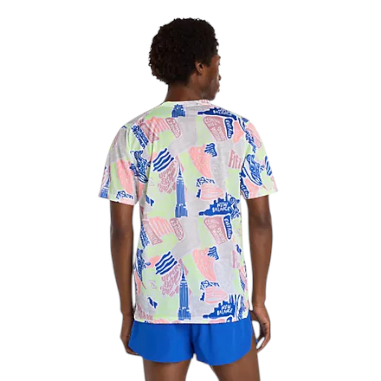 New Balance NYC Marathon Athletics T-Shirt Asia Sizing 'Multi Color' MT53254MMLT