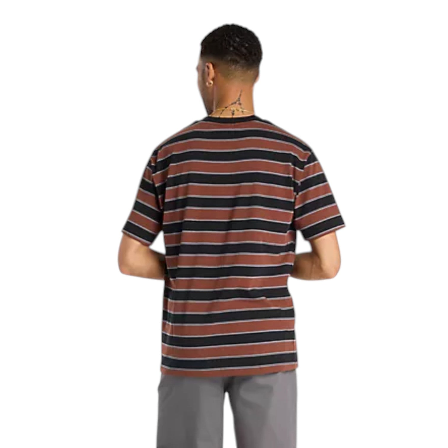 New Balance Thin Stripe T-Shirt Asia Sizing 'Black' MT53700BK