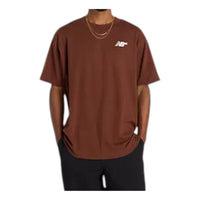 New Balance Numeric Small Logo Relaxed-Fit T-Shirt Asia Sizing 'Rich Oak' MT53706ROK