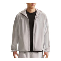 Nike Tech Helios Dri-FIT Shell Jacket 'Grey Fog Off White Black' IF0904-097