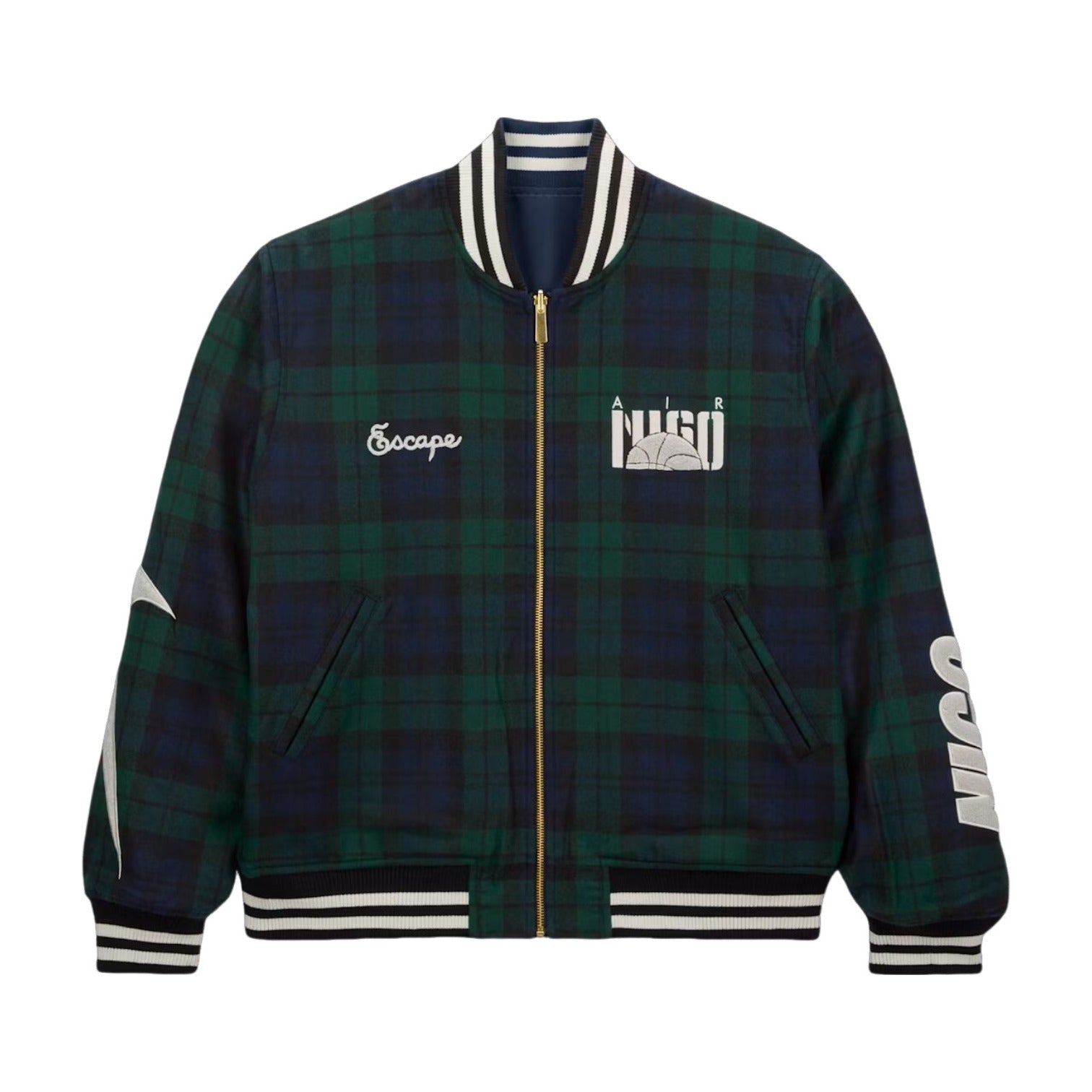 Nike x NIGO Souvenir Jacket 'Midnight Navy Black' HQ7525-410